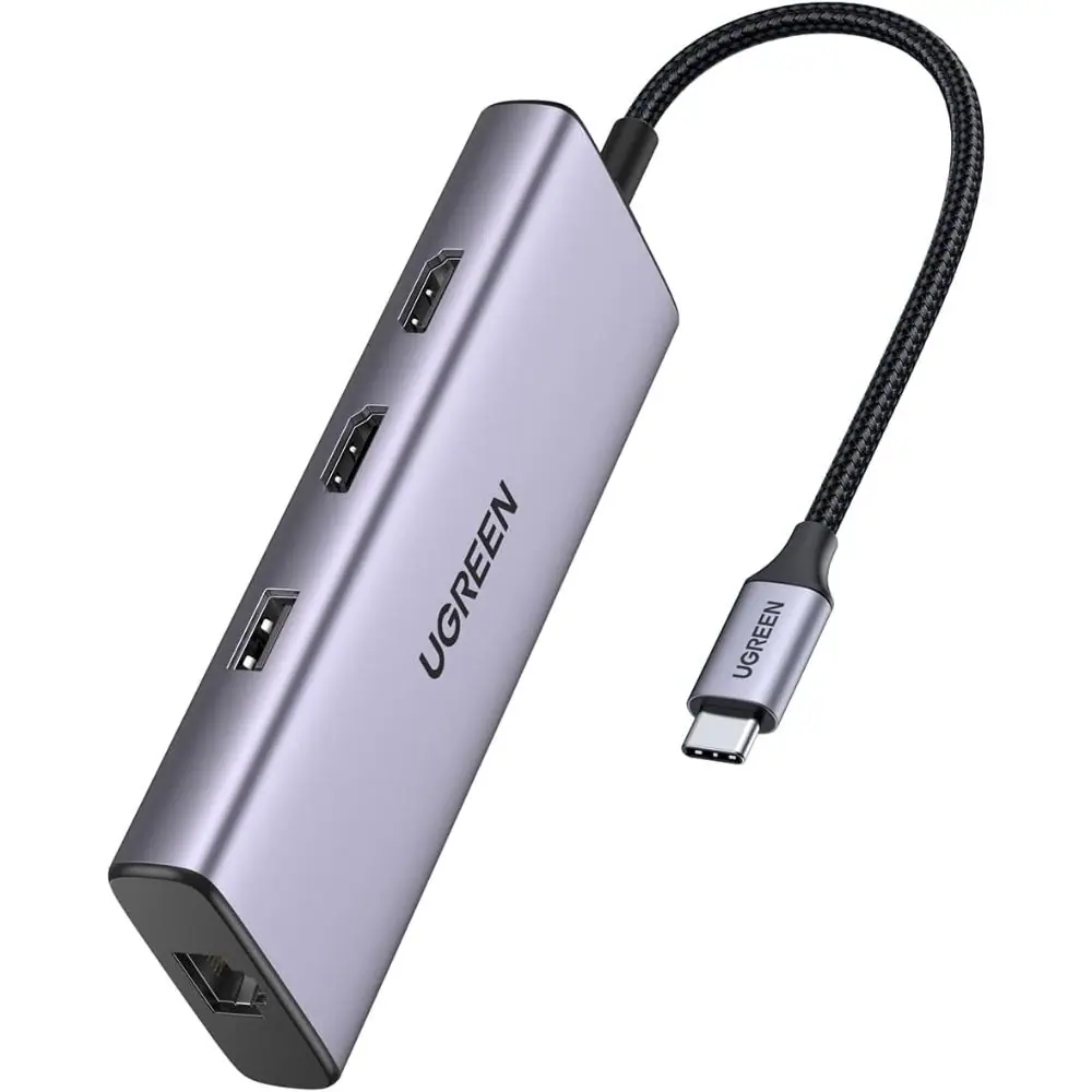 UGREEN 9-in-1 USB-C Docking Station – Dual HDMI 4K, 100W PD – 90119
