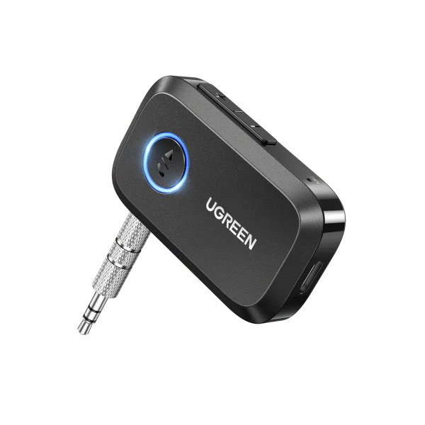 UGREEN Bluetooth 5.3 AUX Adapter Car Receiver – Model 90748