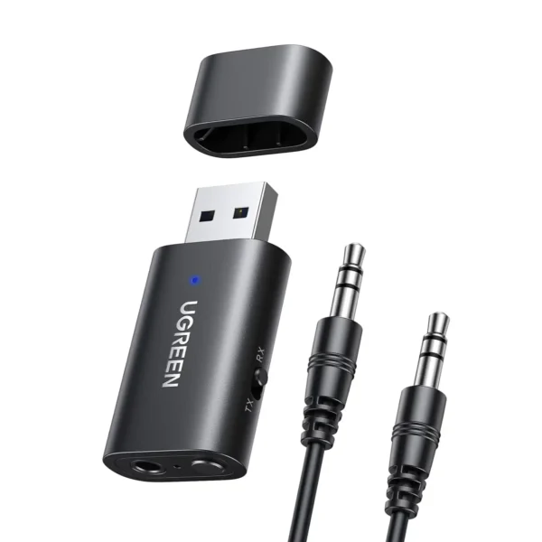 UGREEN 60300 – Bluetooth USB 3.5mm Audio Transmitter/Receiver Adapter