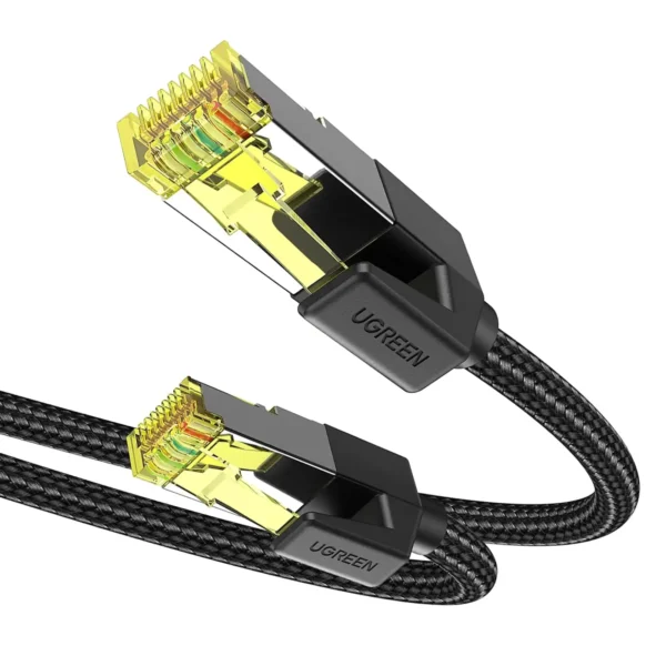 UGREEN Cat7 Braided Ethernet Cable — 10Gbps, F/FTP Shielded