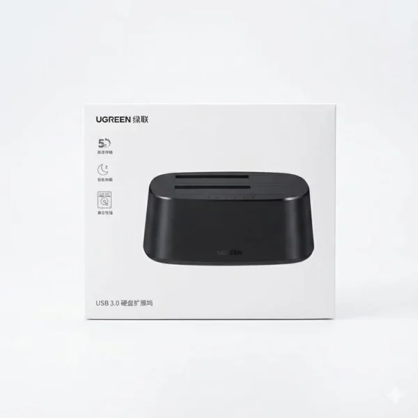 UGREEN CM198 Dual-Bay HDD Docking Station with Offline Clone — 60737