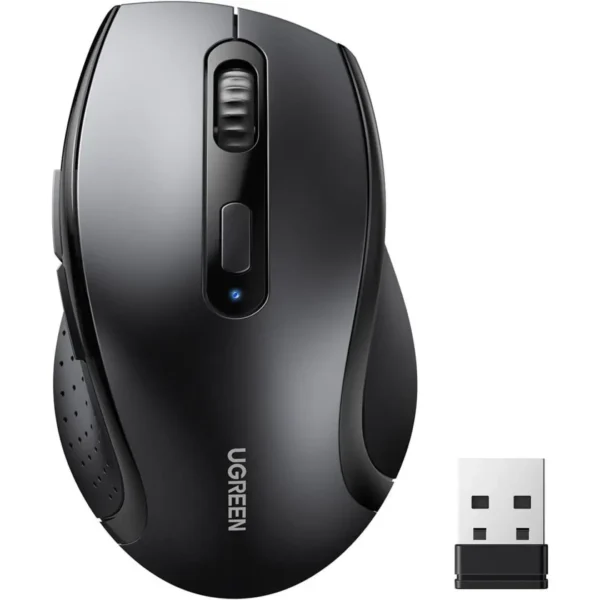 UGREEN 45012 Ergonomic 2.4 GHz Wireless Mouse — 1600 DPI