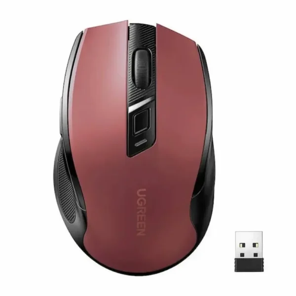 UGreen Ergonomic Wireless Mouse – Bluetooth 5.0 & USB 2.4G, 4000 DPI