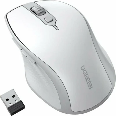 UGreen Ergonomic Wireless Mouse – Bluetooth 5.0 & USB 2.4G, 4000 DPI - Image 4