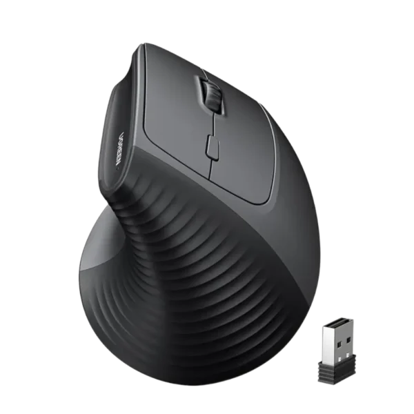 UGREEN Ergonomic Vertical Wireless Mouse Dual Mode BT 5.4 & 2.4G – 65042
