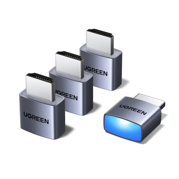 UGREEN HDMI Dummy Plug 4K@60Hz 4-Pack EDID Emulator – 95994