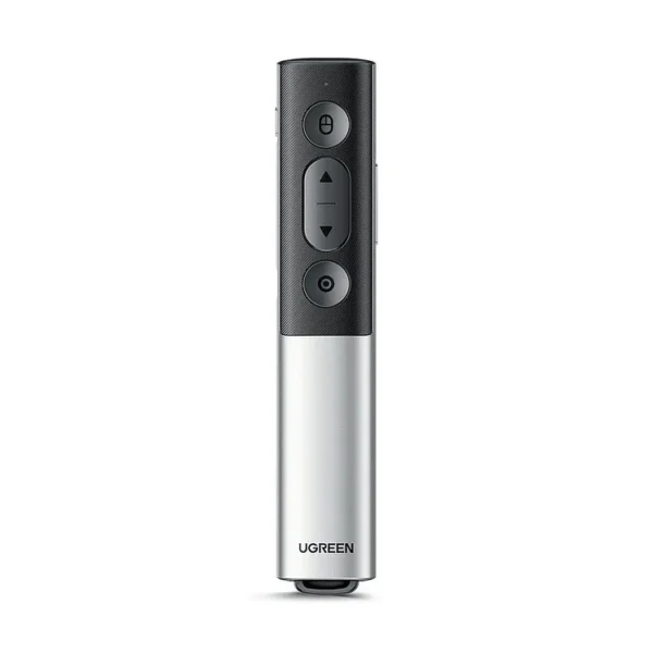UGREEN LP480 Smart Presentation Pointer, 100m Range, Gray – 50333