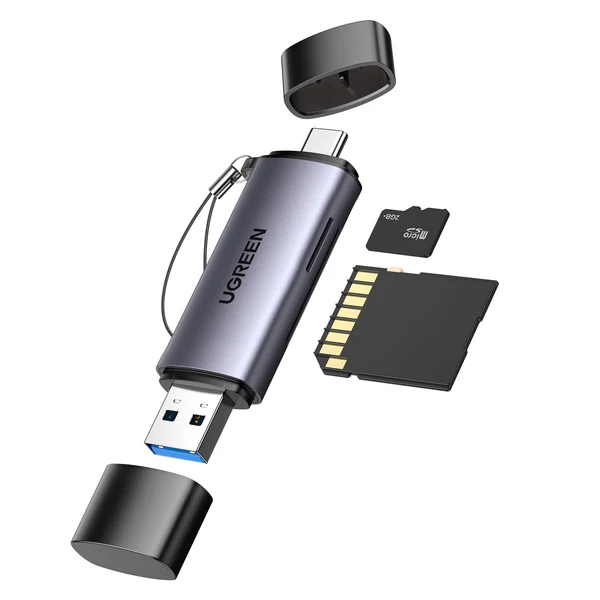 UGreen Micro SD USB-C & USB 3.0 Dual-Port Card Reader – 50706