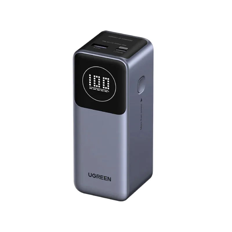 UGREEN Nexode PB724 100W 12000mAh Power Bank — Dual USB-C + USB-A