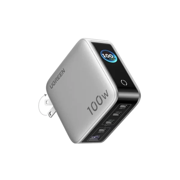 UGREEN X773 Nexode Pro 100W 5-Port Smart Display GaN Charger – 65634