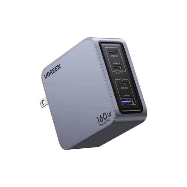 UGREEN Nexode Pro 160W 4-Port GaN Mini Fast Charger with 140W PD 3.1 – 25097