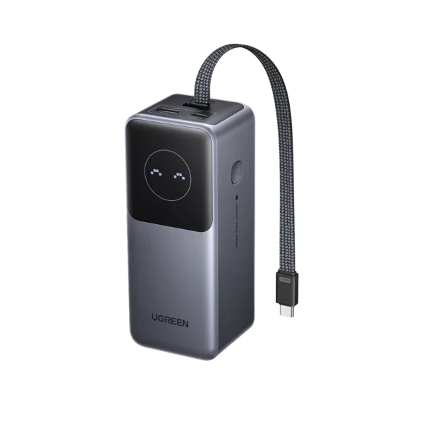 UGREEN Nexode 130W 20000mAh Power Bank with Built-in USB-C Cable (55365)