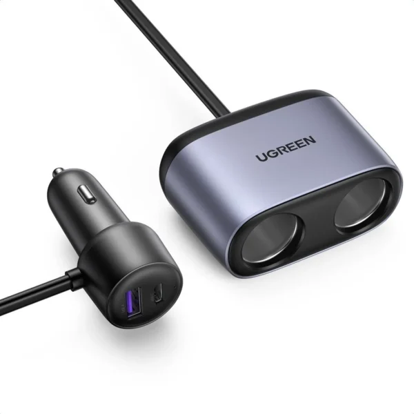 UGreen PD+QC Dual Expansion Car Charger 1A1C — 30886 (CD252)