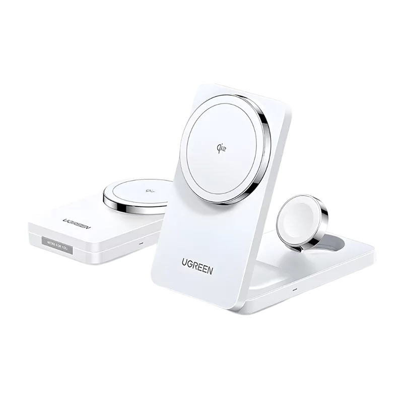 UGREEN 35028 Qi2 25W 2-in-1 Magnetic Wireless Charger