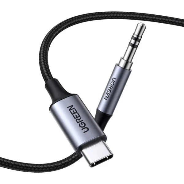 UGREEN USB-C to 3.5mm AUX Braided Cable with DAC Chip (20192)