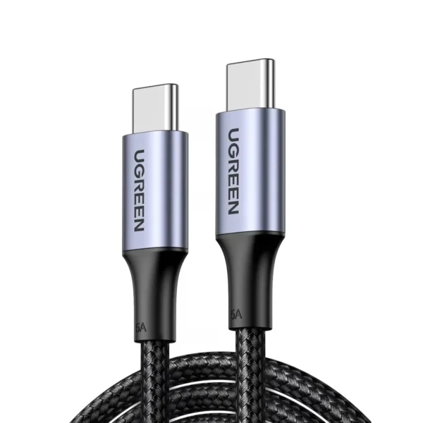 UGREEN USB-C to USB-C Cable – 100W PD, Aluminum Braided