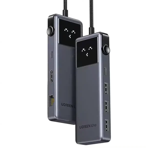 UGREEN UNO 45155 CM888 7-in-1 USB-C Hub — Gigabit Ethernet, 100W PD