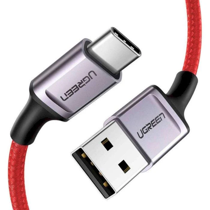 UGREEN US505 USB-A to USB-C 6A Cable – Red (20527)