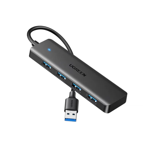 UGREEN 4-Port USB 3.0 Hub, Ultra-Slim USB-A Splitter – 25851