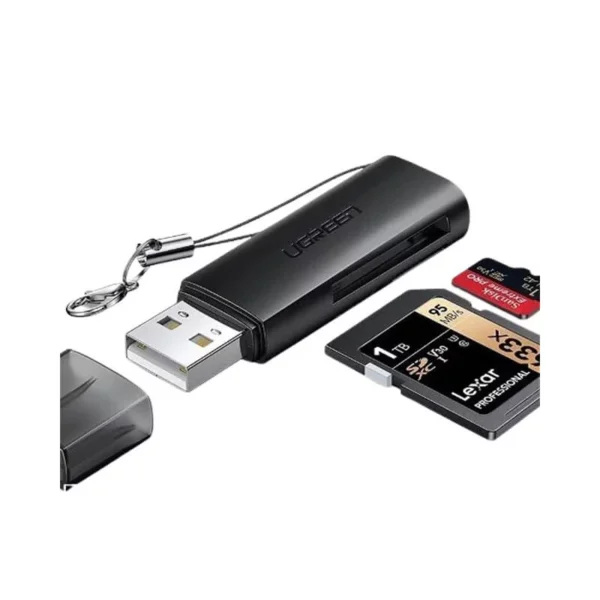 UGREEN 60722 USB 3.0 Multifunction Card Reader — SD, microSD, CF, MS