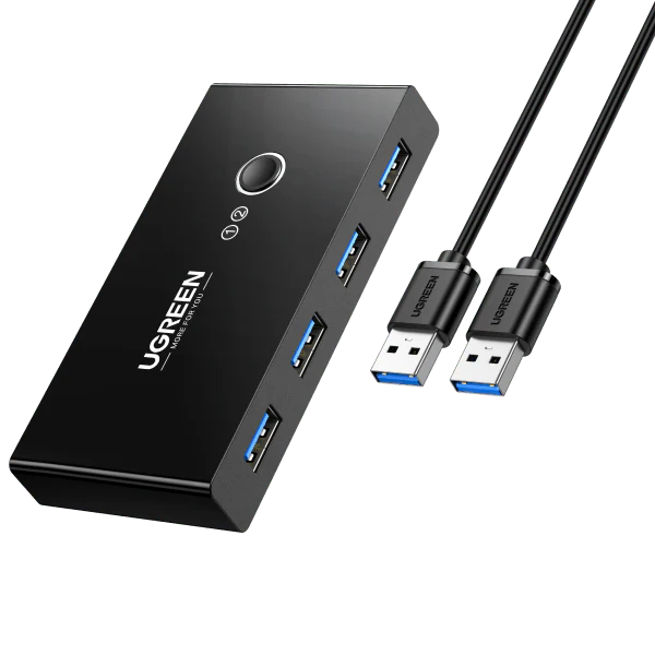 UGREEN USB 3.0 Switch Selector for 2 Computers – 30768