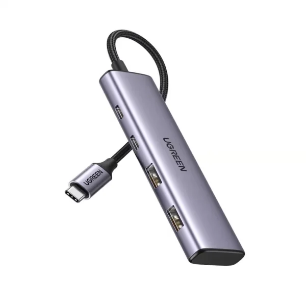 UGREEN 15395 USB-C Hub — 2× USB-C & 2× USB-A at 5Gbps