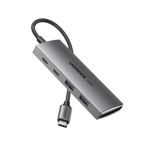 UGREEN USB-C Hub Gen2, 4-Port 10Gbps (2× USB-C + 2× USB-A 3.2) – 30758