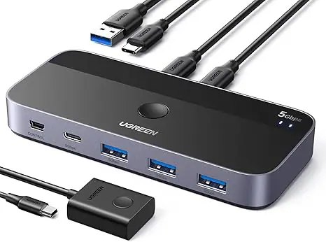 UGREEN USB-C Sharing Switch 2-In 4-Out – 25098