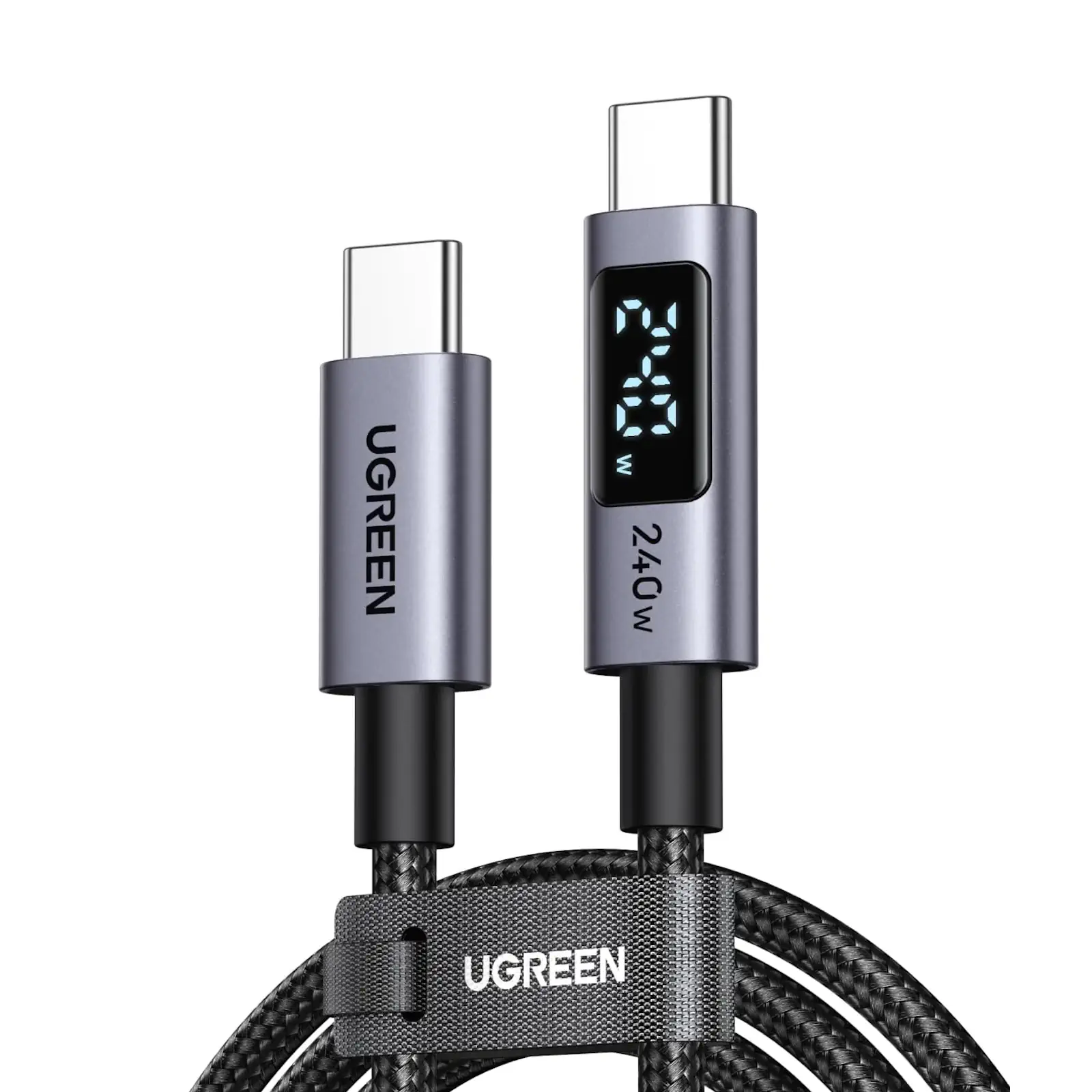 UGREEN USB-C to USB-C PD Cable 240W 2m with Smart Display (65867)