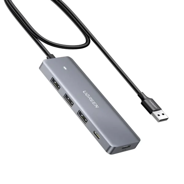 UGREEN 4-Port USB Hub – USB-C Data & 3× USB-A 5Gbps – 15920