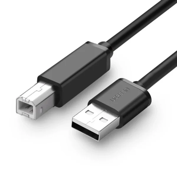 UGreen USB 2.0 to USB-B Square Port Printer Cable — Triple-Shielded