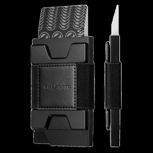 Villantto Aluminum Smart Wallet Pro — 0.35″ Profile & Expandable Backplate