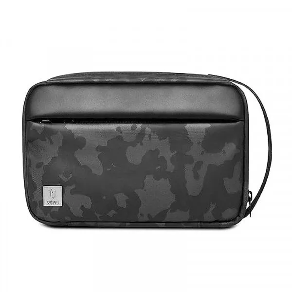 WIWU Camo Jungle Pouch — Black/Grey, YKK Zipper