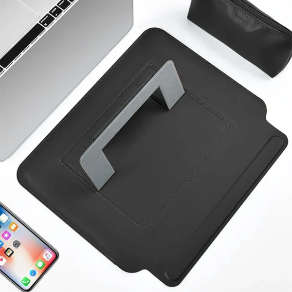 WiWu Skin Pro Smart Stand Leather Sleeve for MacBook