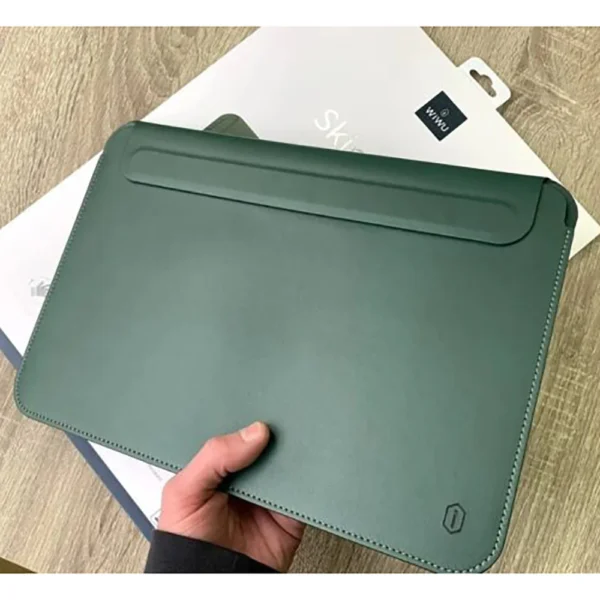 WiWu Skin Pro Smart Stand Leather Sleeve for MacBook