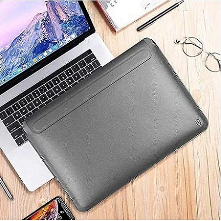 WiWu Skin Pro Smart Stand Leather Sleeve for MacBook - Image 5