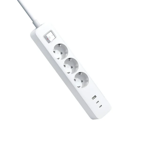Xiaomi 20W Power Strip — 3 AC Outlets, 2C1A USB Charging