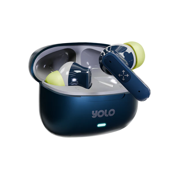 Yolo YoPod Tune Earbuds – 13mm Bass Boost, 30hr Playtime