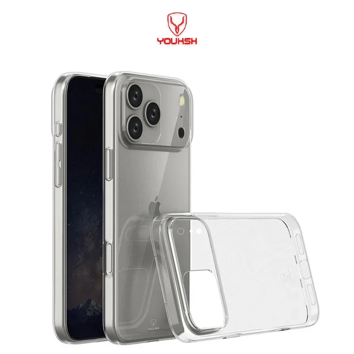 YOUKSH iPhone 18 Pro Max Transparent Protective Case