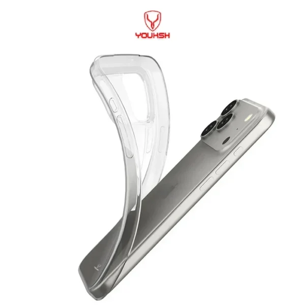 YOUKSH iPhone 18 Pro Transparent Protective Case