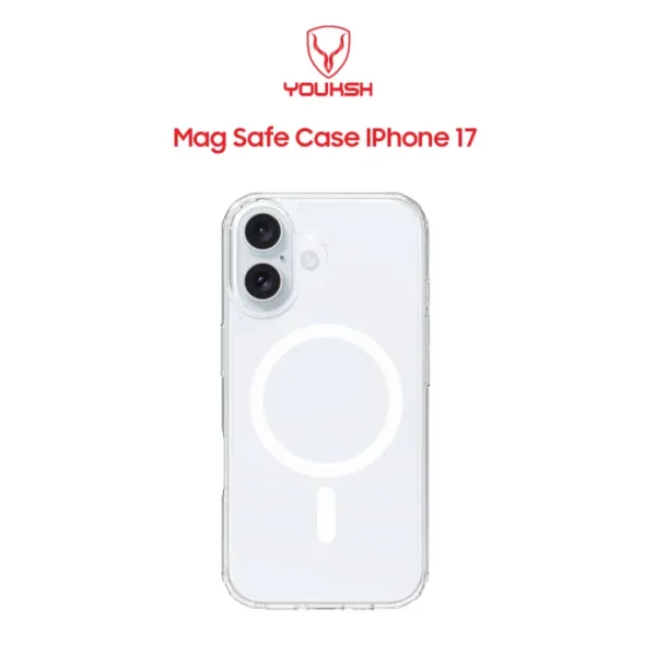 YOUKSH MagSafe Clear Case for iPhone 17