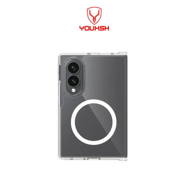 YOUKSH Samsung Galaxy Z Fold 8 Clear MagSafe Case