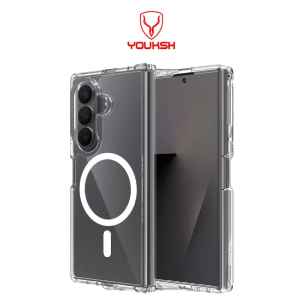 YOUKSH Samsung Galaxy Z Fold 8 Ultra Clear MagSafe Case