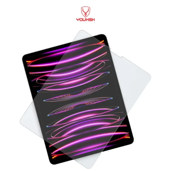 Youksh Tempered Glass Protector for iPad Pro 12.9-inch (3rd–6th Gen) – Polished Glass