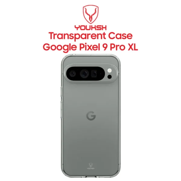 YOUSKH Transparent Case for Google Pixel 9 Pro XL – 1.5mm Slim