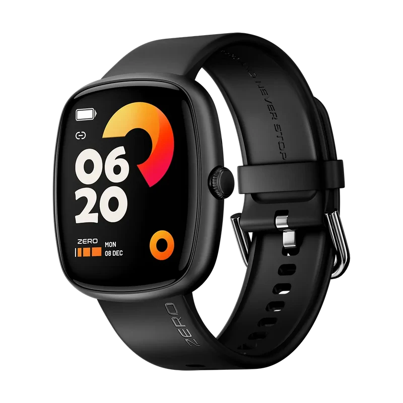 Zero Qube Smartwatch — 1.83″ Display, Bluetooth Calling & Health Tracking